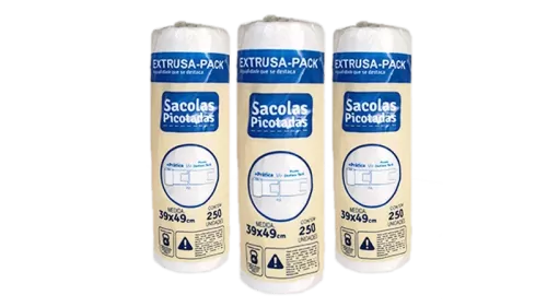 Sacola Plástica picotadas em rolo