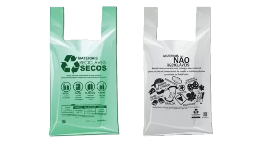 Sacola Bioplástica A1 de Fonte Renovável